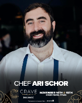 Crave Private Dinner with Chef Ariel Schor Crave Private Dinner with Chef Ariel Schor