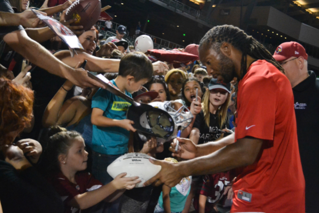 Larry Fitzgerald Celebrity Softball Game Image