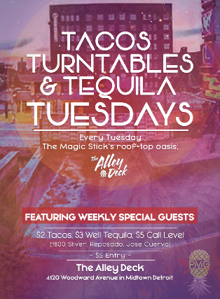 Tacos, Turntables & Tequila Tuesdays Image