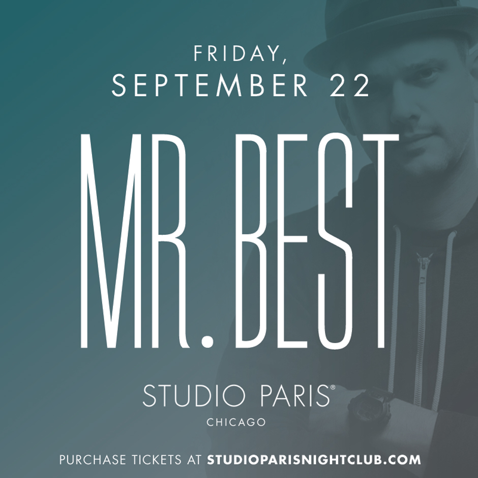 Mr. Best at Studio Paris