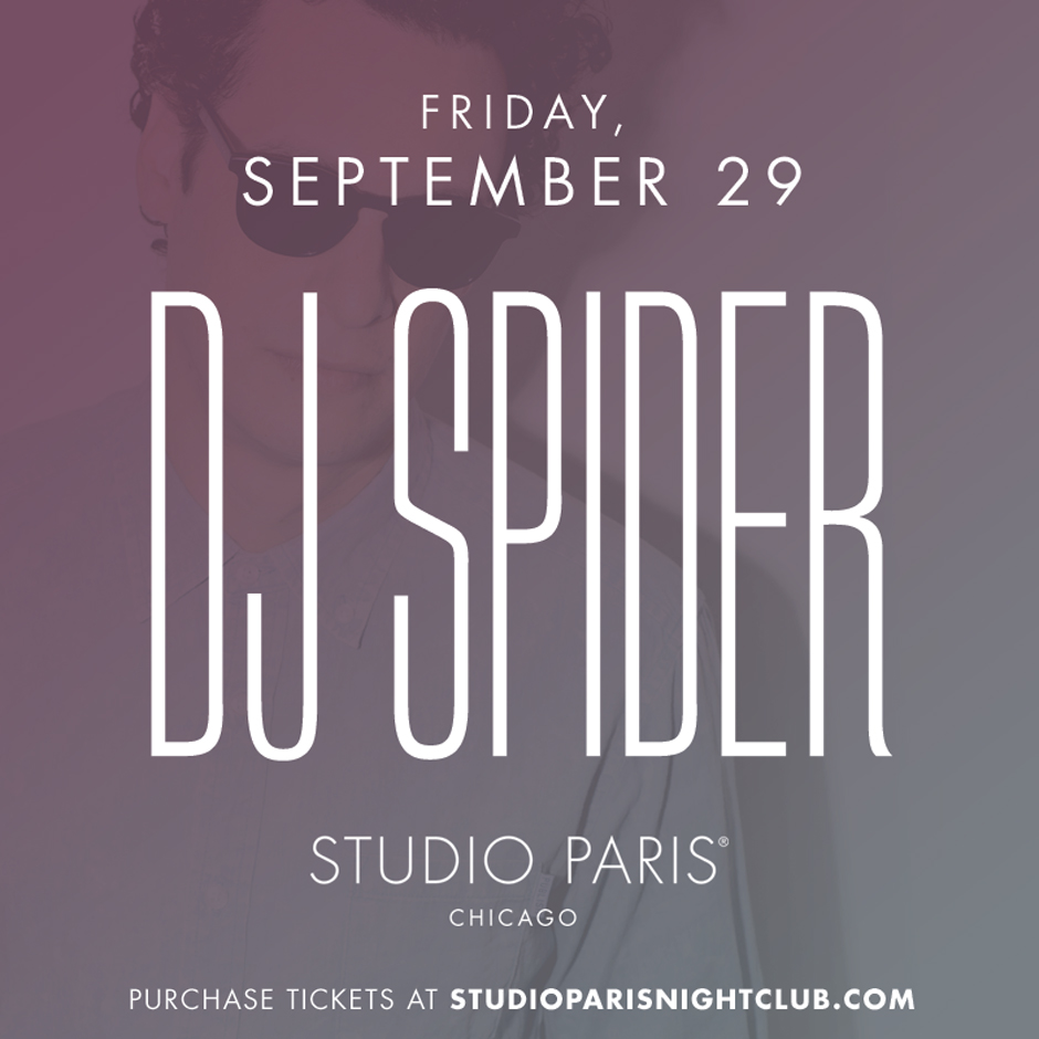 DJ Spider at Studio Paris