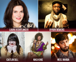 Tonight at the Lab with Laura Kightlinger, Byron Bowers, Brent Weinbach, Caitlin Gill, Nika King, Neel Nanda & more!