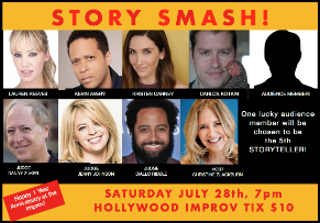 Story Smash The Storytelling Gameshow! with Christine Blackburn, Jenny Johnson, Danny Zuker, Diallo Riddle, Kristen Carney, Kevin Avery, Lauren Reeves & more!