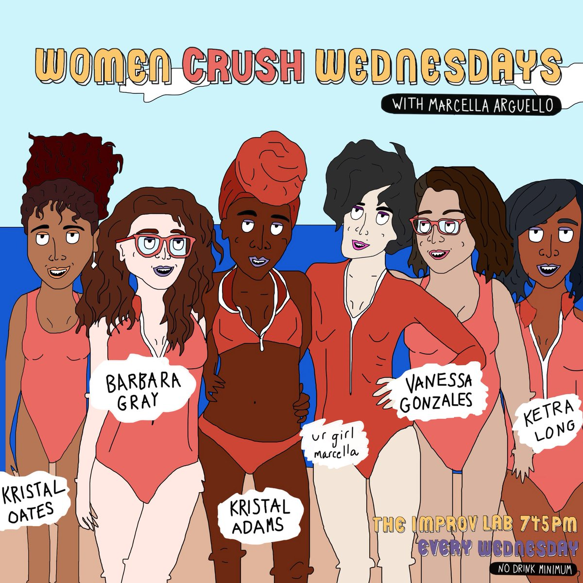 Women Crush Wednesdays with Marcella Arguello, Kristal Oates, Barbara Gray, Kristal Adams, Vanessa Gonzales & Ketra Long