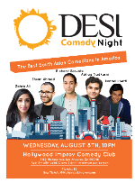 Desi Comedy Night with Richard Sarvate, Abhay Nadkarni, Ramsey Badawi, Zahra Ali, Ehsan Ahmad & more!