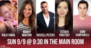 Tonight at the Improv with Russell Peters, Esther Povitsky, John Campanelli, and more!