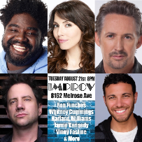Tonight at the Improv with Whitney Cummings, Jamie Kennedy, Harland Williams, Vinny Fasline and more!