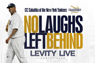 “No Laughs Left Behind“ Pitcch In Foundation Fundraiser with CC Sabathia