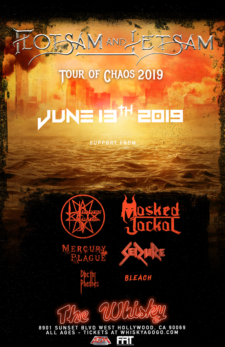 Flotsam And Jetsam, Hidden Scars, Masked Jackal, Mercury Plague, Seizure, Doctor Pheabes, Bleach