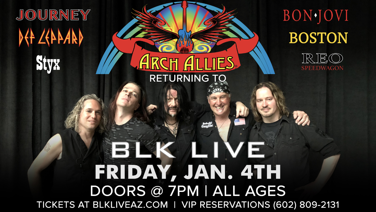 Arch Allies RETURNING to BLK Live with The Ultimate 6 Pack of Rock