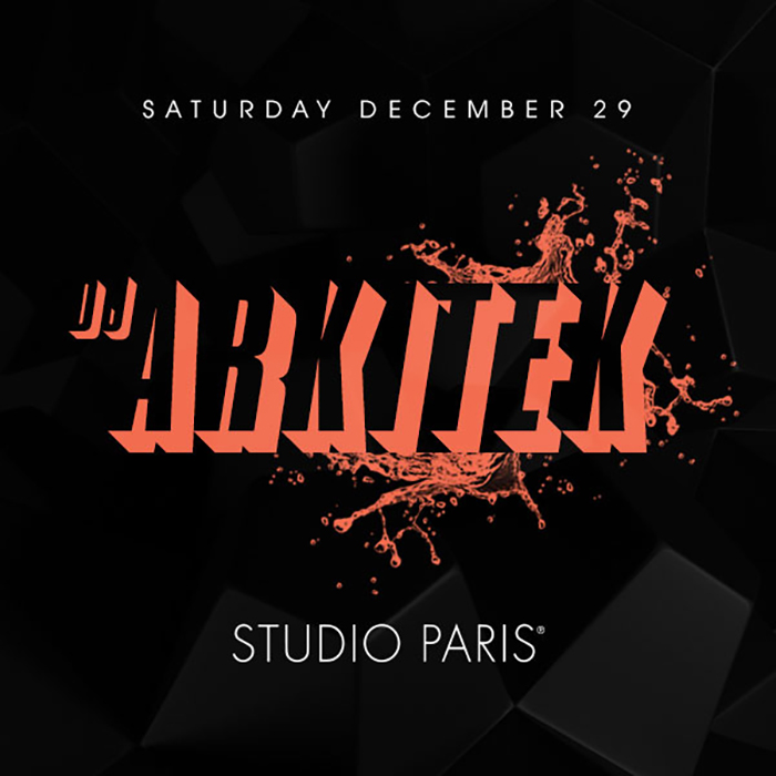 DJ Arkitek at Studio Paris