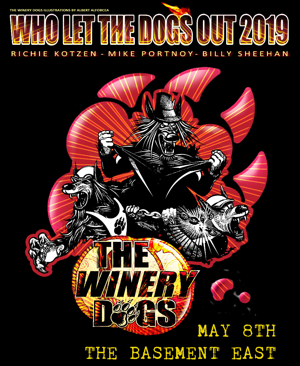 Sold Out The Winery Dogs Who Let The Dogs Out 2019 W Damon Johnson