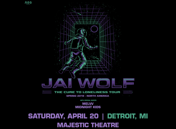 New show! Jai Wolf stops here on August 31! Tickets on sale Friday at 10am