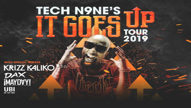 Tech N9ne It Goes Up Tour 2019