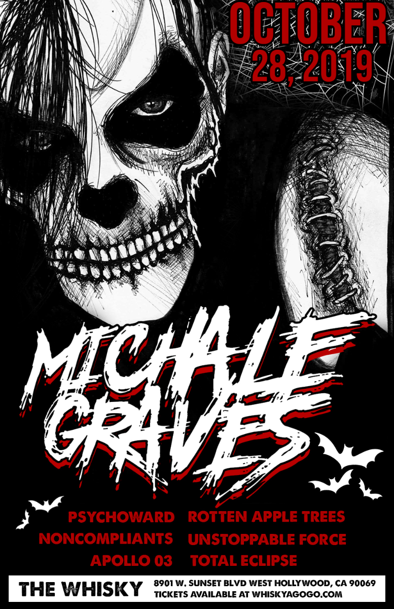 Michale Graves, Psychoward, Unstoppable Force, Noncompliants, Apollo03, Total Eclipse, Rotten Apple Trees
