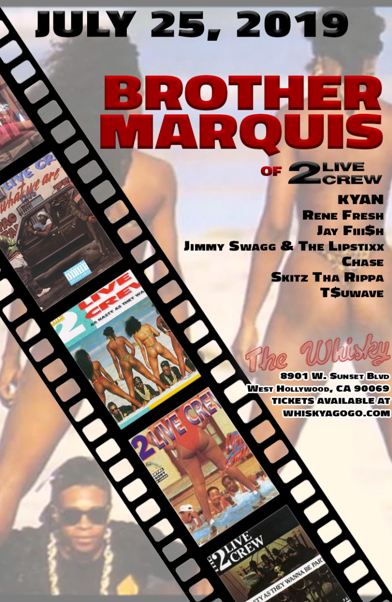 Brother Marquis of THE 2 LIVE CREW, Crash, Rene Fresh, Jay Fiiih, T