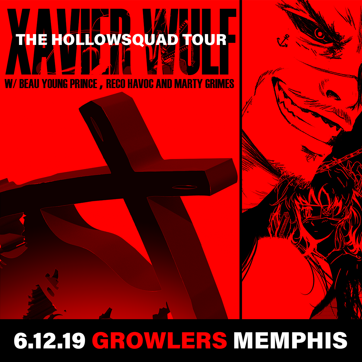 Xavier Wulf The Hollowsquad Tour