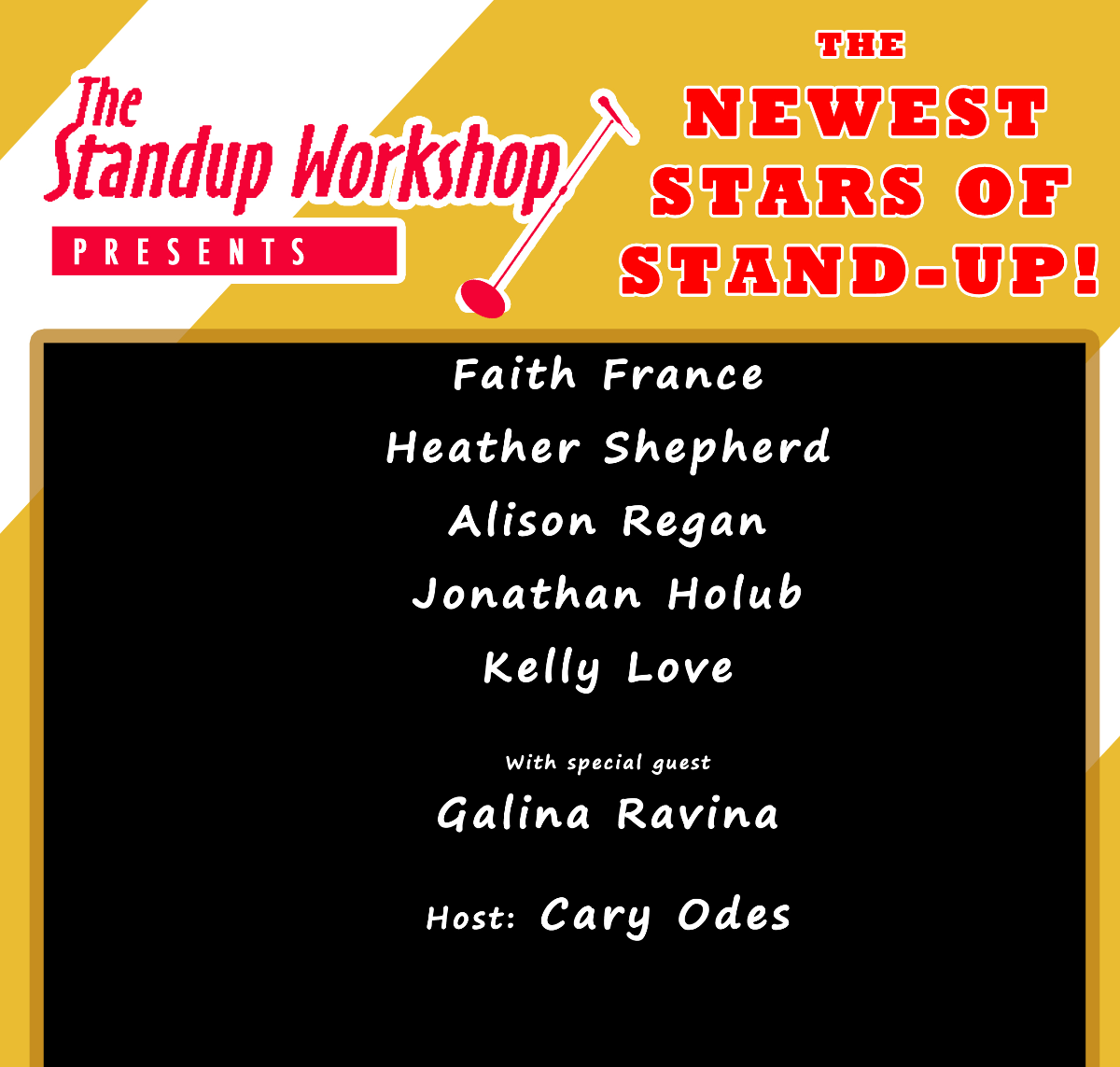 The Stand Up Workshop Class Showcase