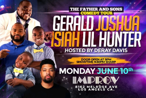 The Father and Sons Comedy Tour: Hosted by Deray Davis