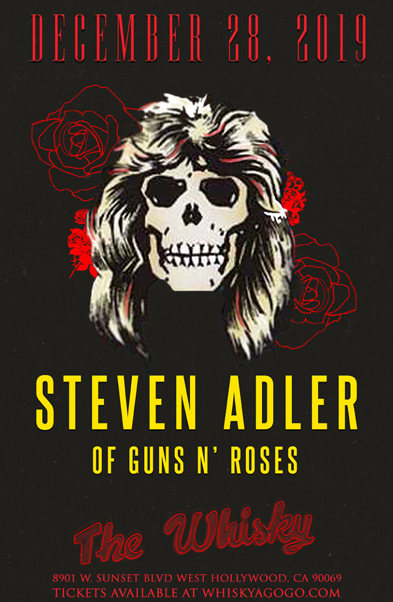 STEVEN ADLER of Guns N' Roses, Adrenalin Red, Stonebreed, Stormbreaker, 6 Speed Supernova, Thatcher