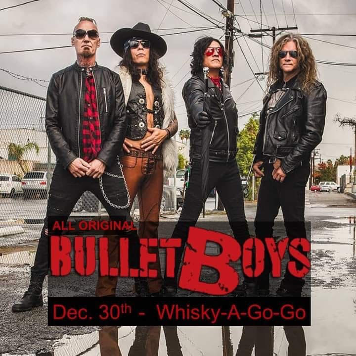 Bulletboys (All Original Members), Dark Horse Rising, Wild Ride, White Collar, Electric Junkies