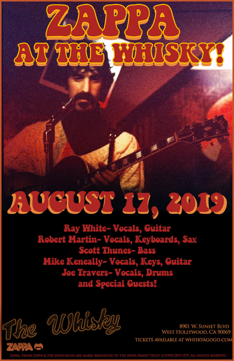 Zappa at the Whisky, The Swansons , The Downhill Jam, Ti85