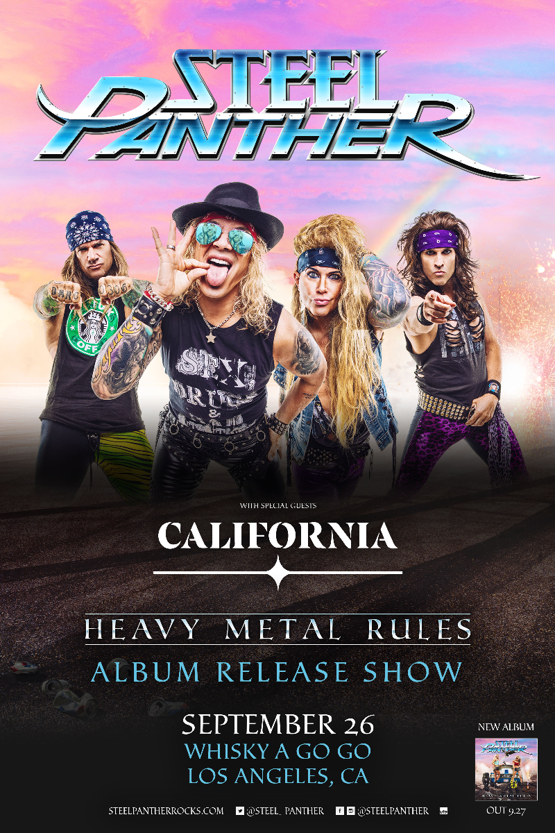 Steel Panther - Heavy Metal Rules Album Release Show, California