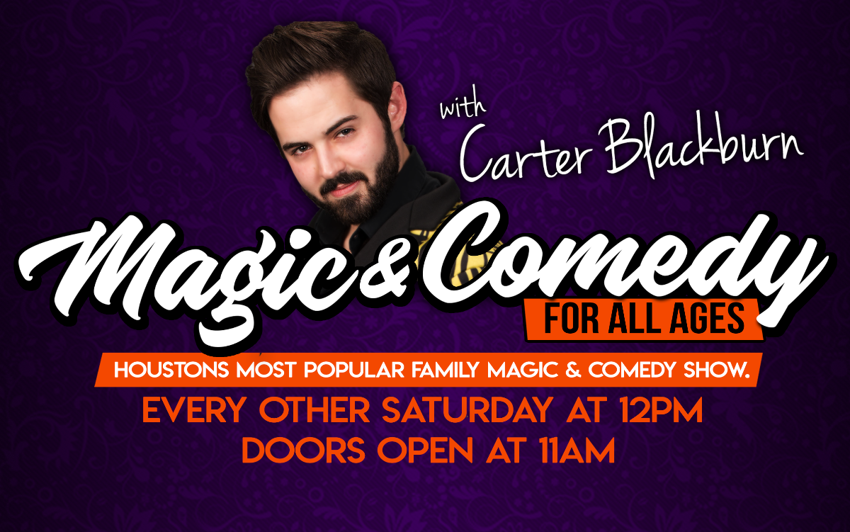 Magic & Comedy For All Ages with Carter Blackburn