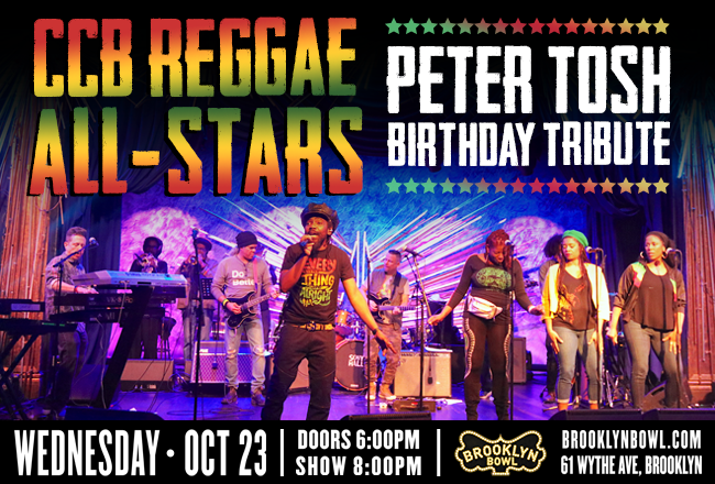 CCB Reggae All-Stars: Peter Tosh Birthday Tribute