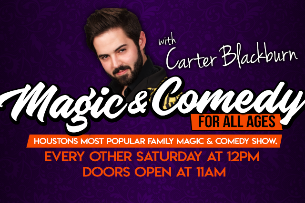 Magic & Comedy For All Ages with Carter Blackburn