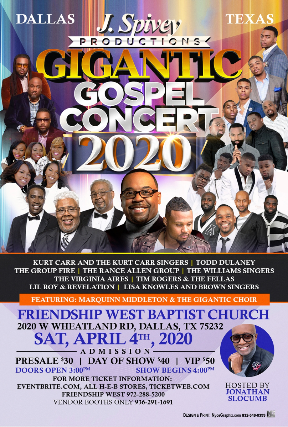 Tickets For Gigantic Gospel Concert 