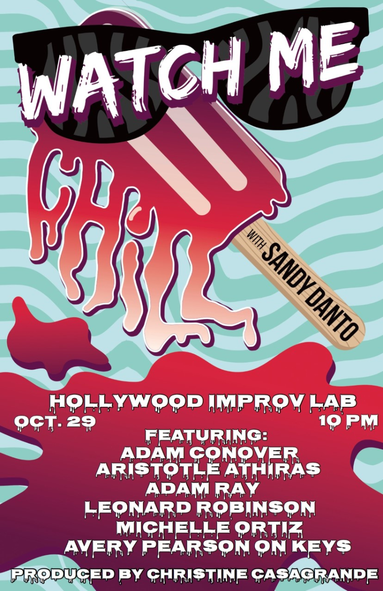 Watch Me Chill w/ Sandy Danto featuring: Adam Conover, Adam Ray, Leonard Robinson, Aristotle Athiras, Michelle Ortiz, Avery Pearson and more!