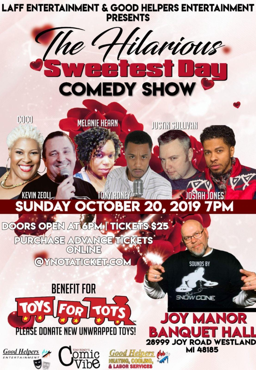 Comedy Show In Detroit On Sweetest Day Comedy Walls