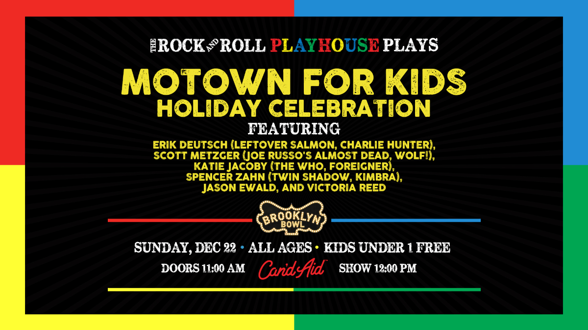 The Rock and Roll Playhouse plays Motown for Kids Holiday Celebration ft. Music of Diana, Stevie, Gladys, the Temptations and More!