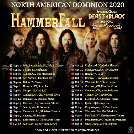 Tickets For Sweetwater Brewing Presents Hammerfall Ticketweb Riverfront Live In Cincinnati Us
