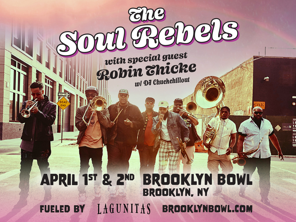 The Soul Rebels with special guest Robin Thicke