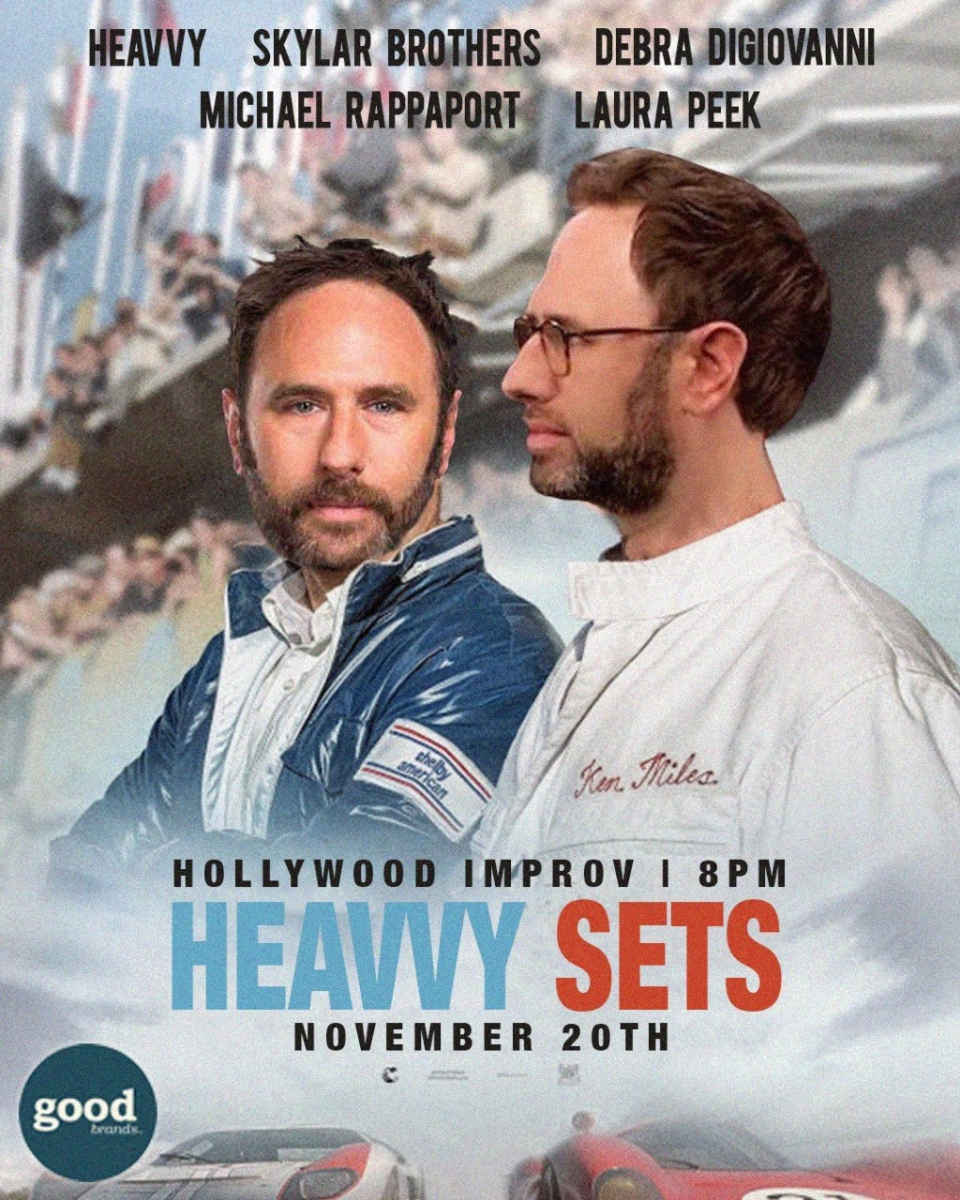 Heavvy Sets w/ Jeff Danson, Debra DiGiovanni, Michael Rapaport, Brandon Wardell, The Sklar Brothers, Laura Peek, & more TBA!
