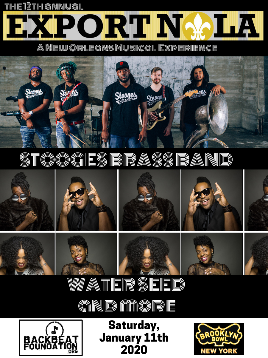 Export NOLA feat. Stooges Brass Band + Water Seed + Erica Falls