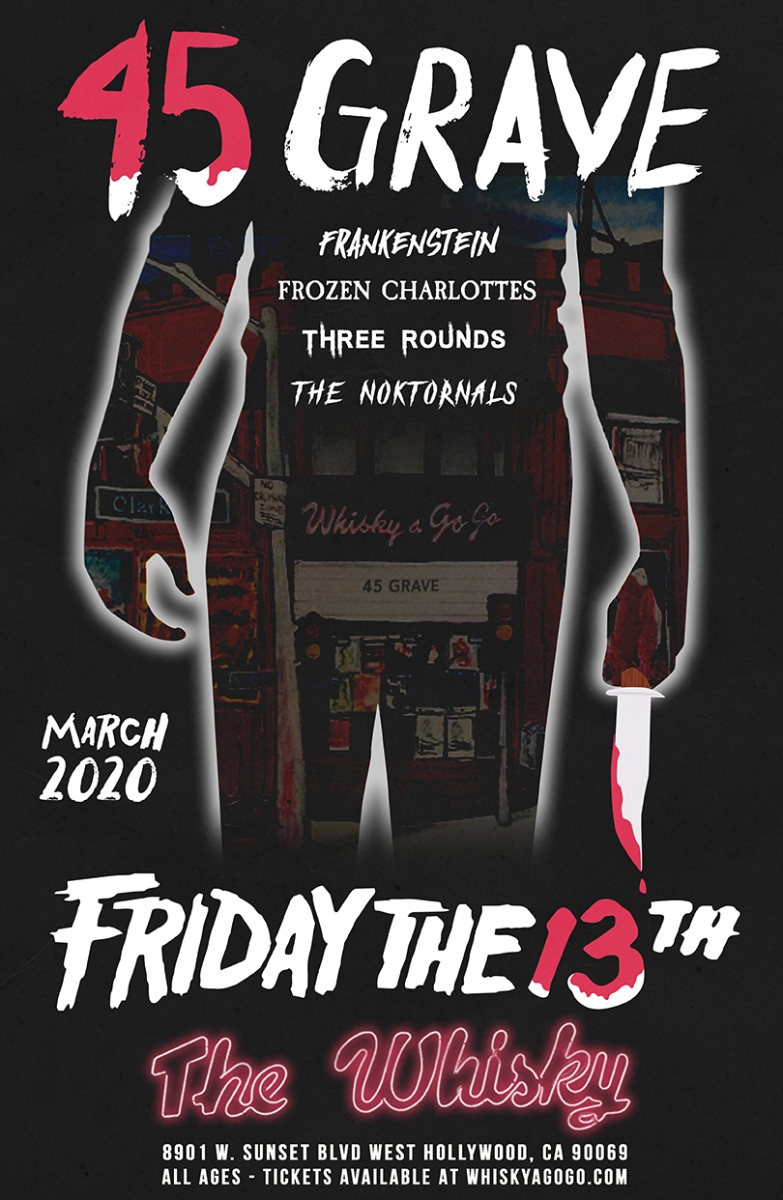 45 Grave, Frankenstein, Frozen Charlottes, Three Rounds, The Noktornals , Luna 13, Mess of Wires