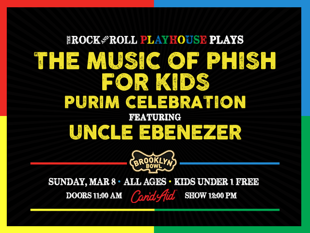 The Rock and Roll Playhouse Plays the Music of Phish for Kids ft. Uncle Ebenezer Purim Celebration
