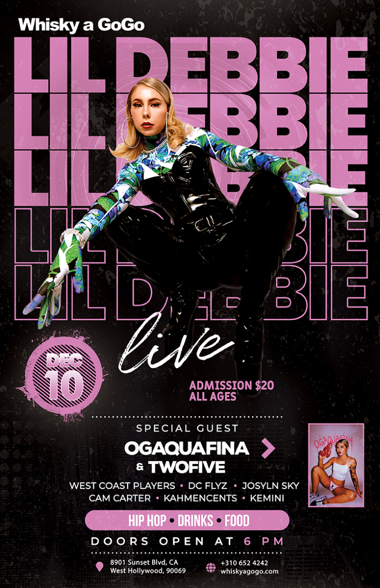 Lil Debbie, OGAQUAFINA , TwoFive, West Coast Players, Kemini, Joslyn Sky, Cam Carter, KahMenCents