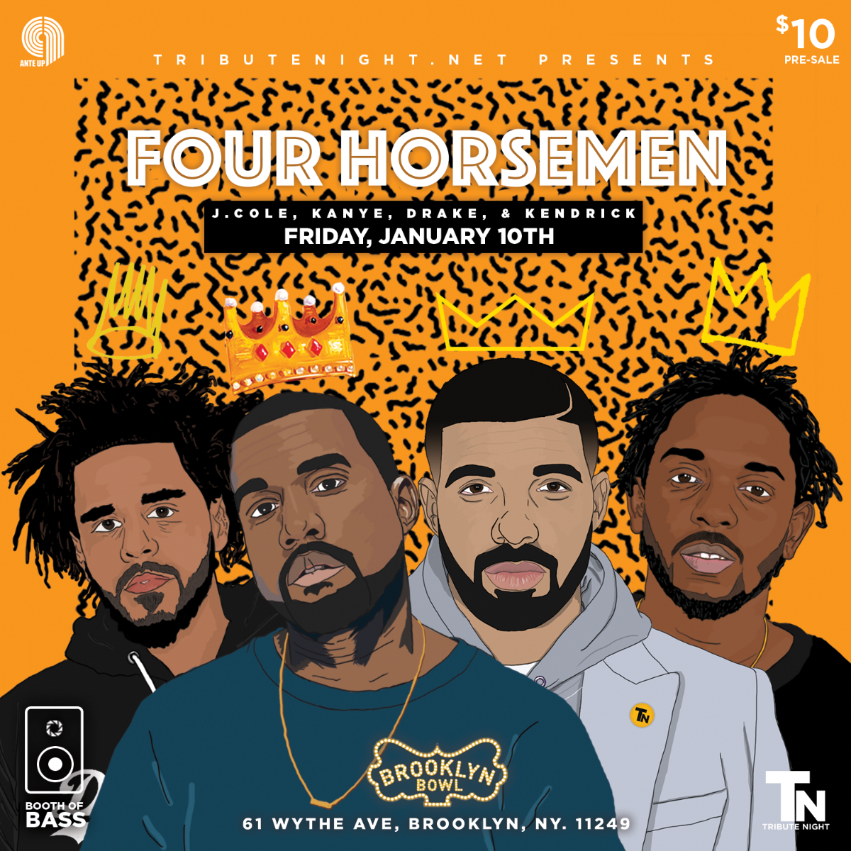 Four Horsemen: J. Cole, Kanye, Drake & Kendrick