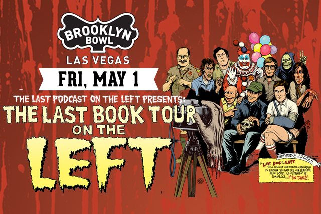 CANCELED - THE LAST BOOK TOUR ON THE LEFT