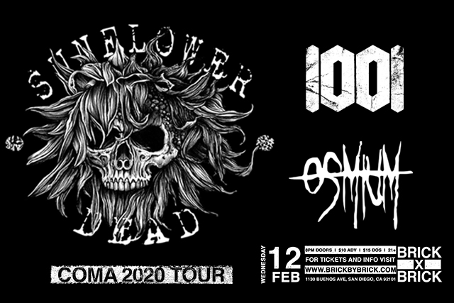 Sunflower Dead With Special Guests At Brick By Brick