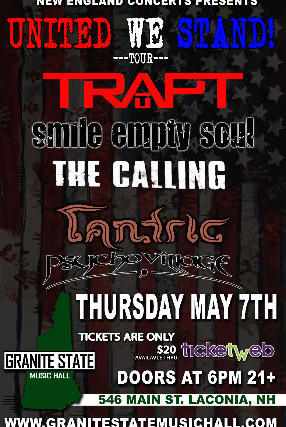 Tickets For Trapt Smile Empty Soul The Calling Tantric - headstrong trapt roblox id