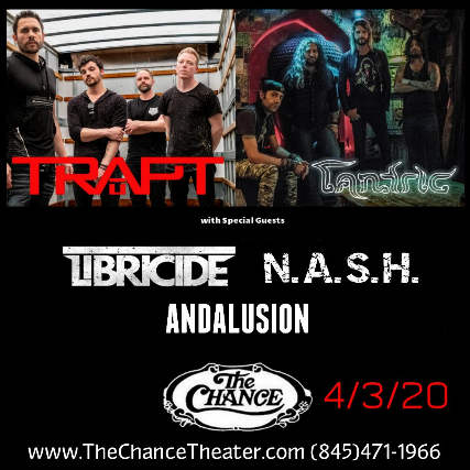 Tickets For Trapt Tantric Libricide N A S H Andalusion