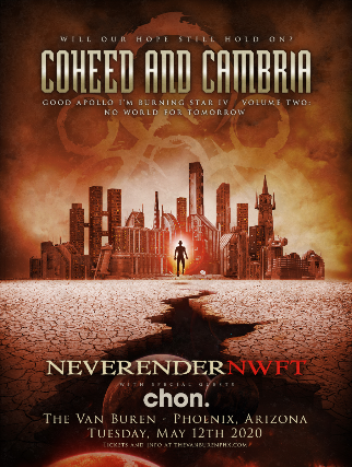 Tickets For Cancelled - Coheed And Cambria - Neverender: NWFT W ...