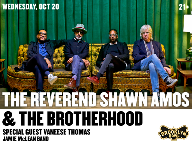 The Reverend Shawn Amos & The Brotherhood with special guest Vaneese Thomas