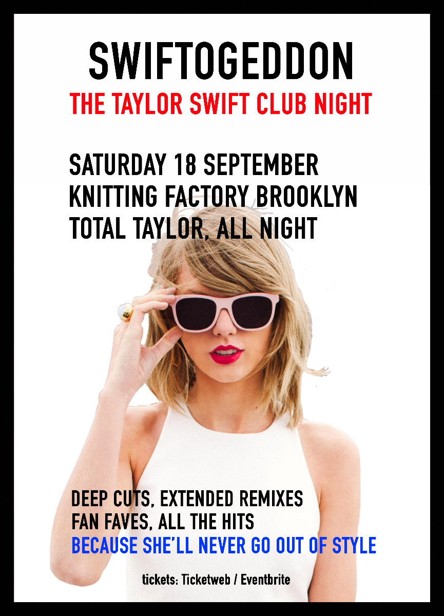 Swiftogeddon The Taylor Swift Club Night