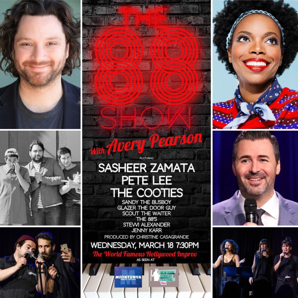 EVENT CANCELLED: The 88 Show with Avery Pearson + Sasheer Zamata, Pete Lee, The Cooties & more!